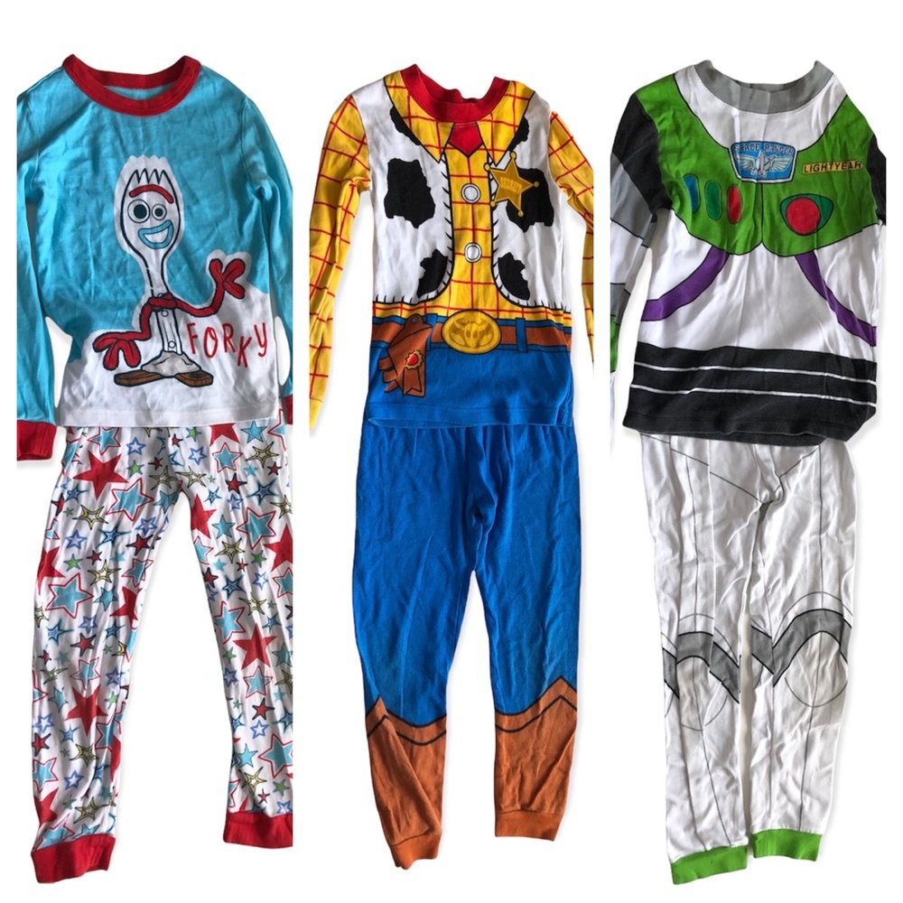 COPY - Disney Toy's Story Boys Pajama Woody, Buzz and Forky Size 7